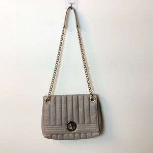 Kate Spade Gold Coast Evangeline Quilted Leather Bag with Chain Strap - Taupe